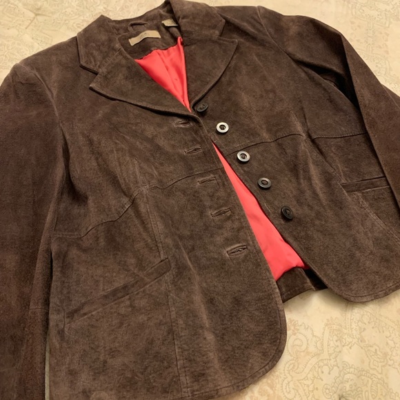 Vintage Leather Suede Jacket - Picture 3 of 8
